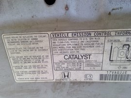 2001 HONDA CIVIC, SILVER, DX MODEL, 1.7L, AT.  A25191